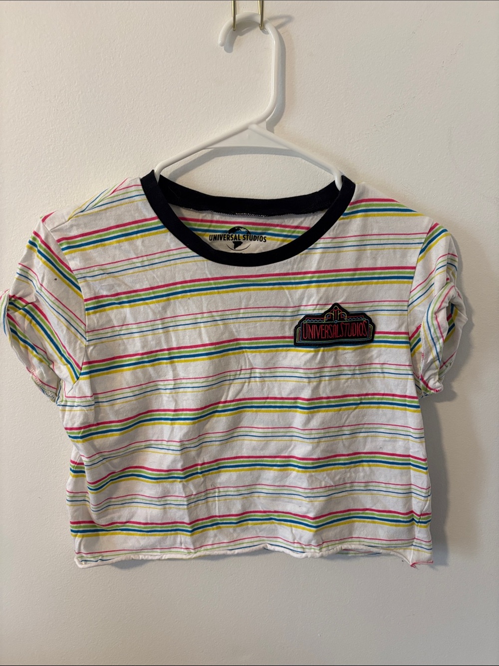 Universal Studios Women’s Striped Crop Top